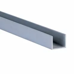 Polywall Cornière Aluminium Brut 16 Mm L.4 M