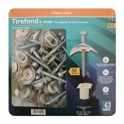 Laurent Fixation Kit De 50 Fixations Pour Plaque Polyester Petites Ondes