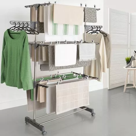 Promos Abri De Jardin Magasin -Promos Abri De Jardin Magasin sechoir a linge inox maxima gris etendoir pliable h145 cm 30 accessoires P 52751 55081808 1